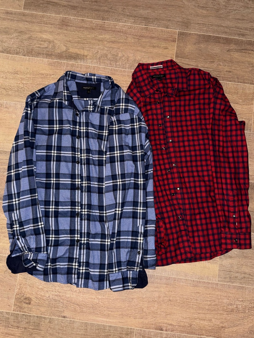 Banana Republic men’s flannel shirts Large